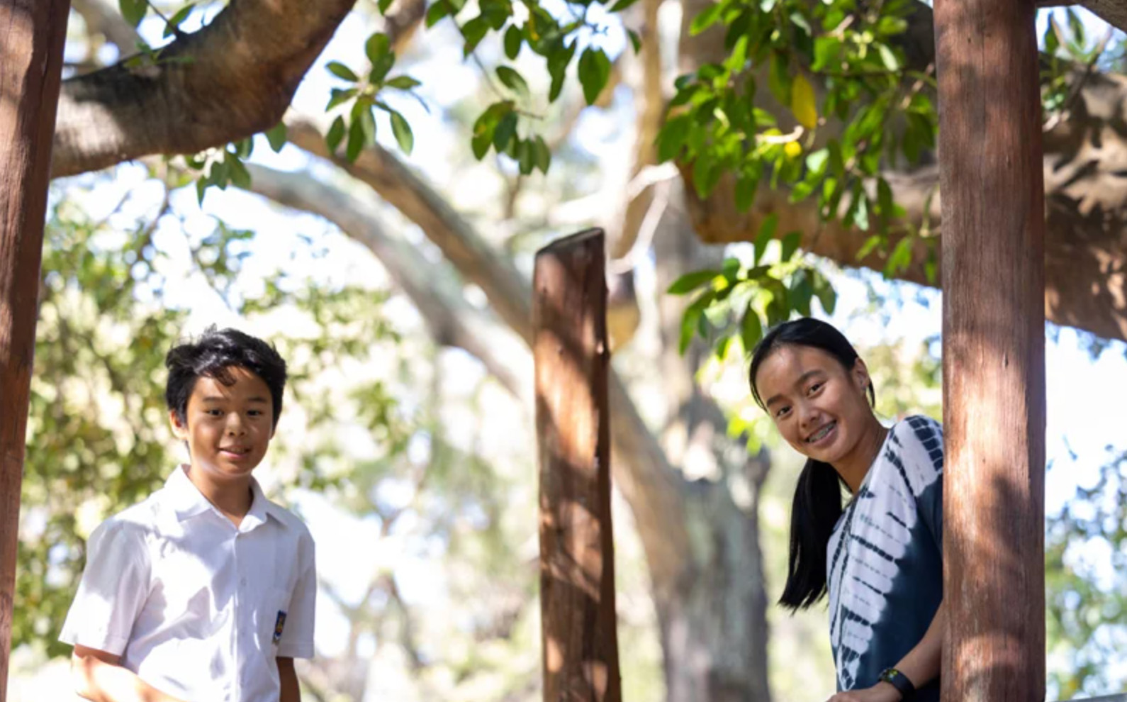 Two young students