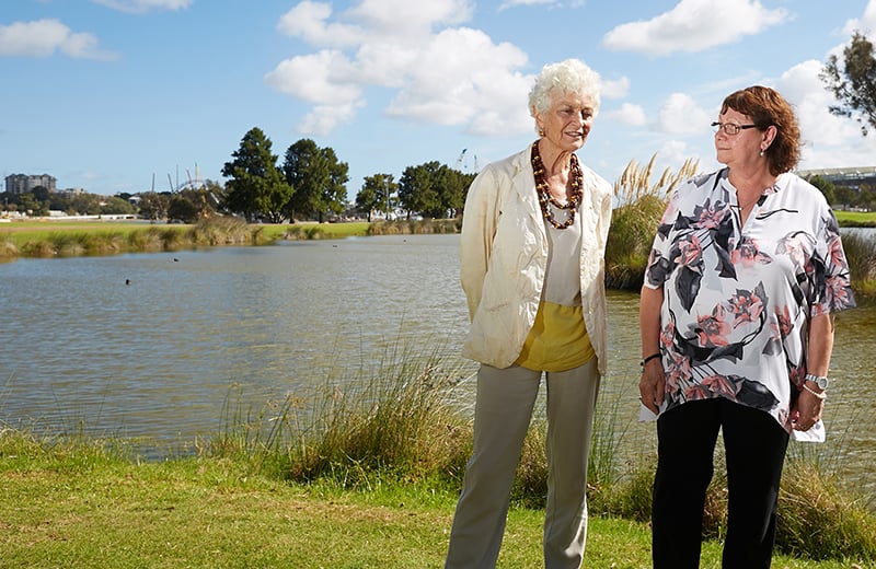 Professor Fiona Stanley AC and Professor Rhonda Marriott