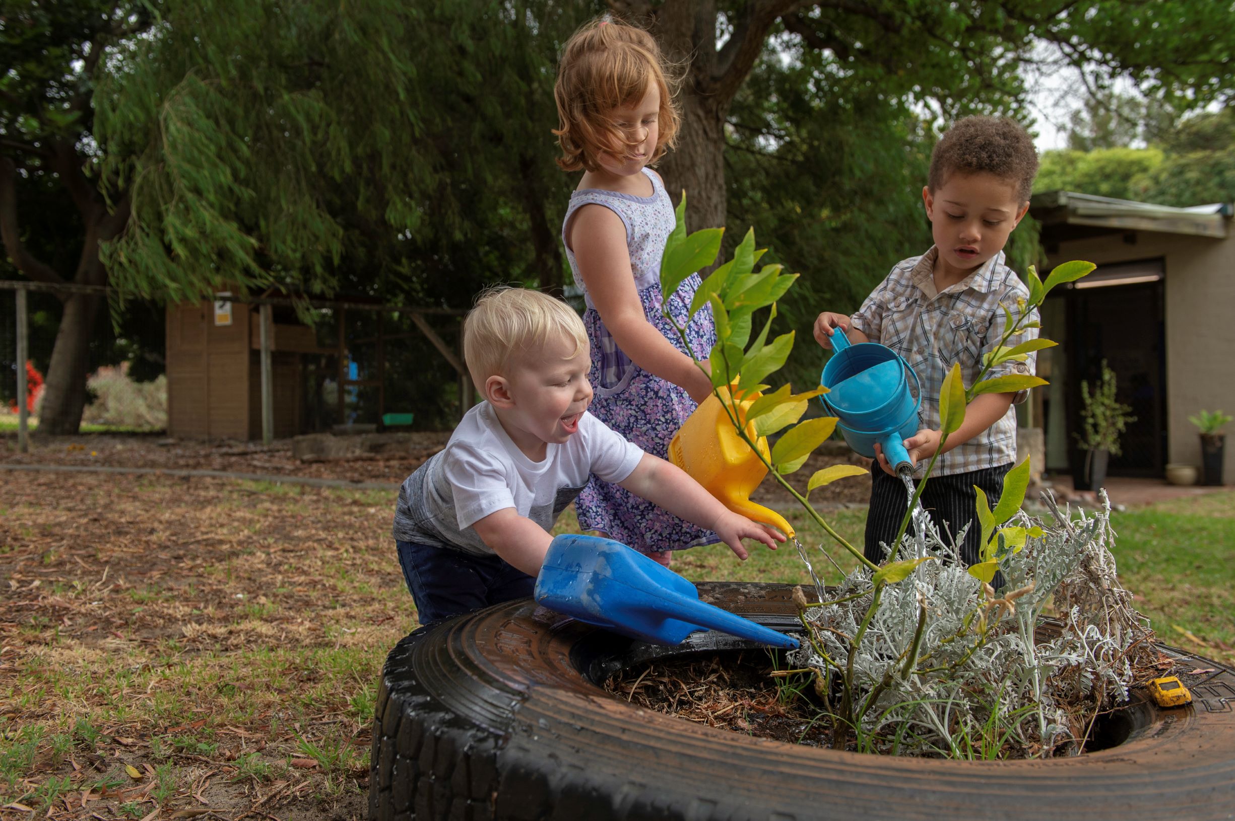 Kids playing